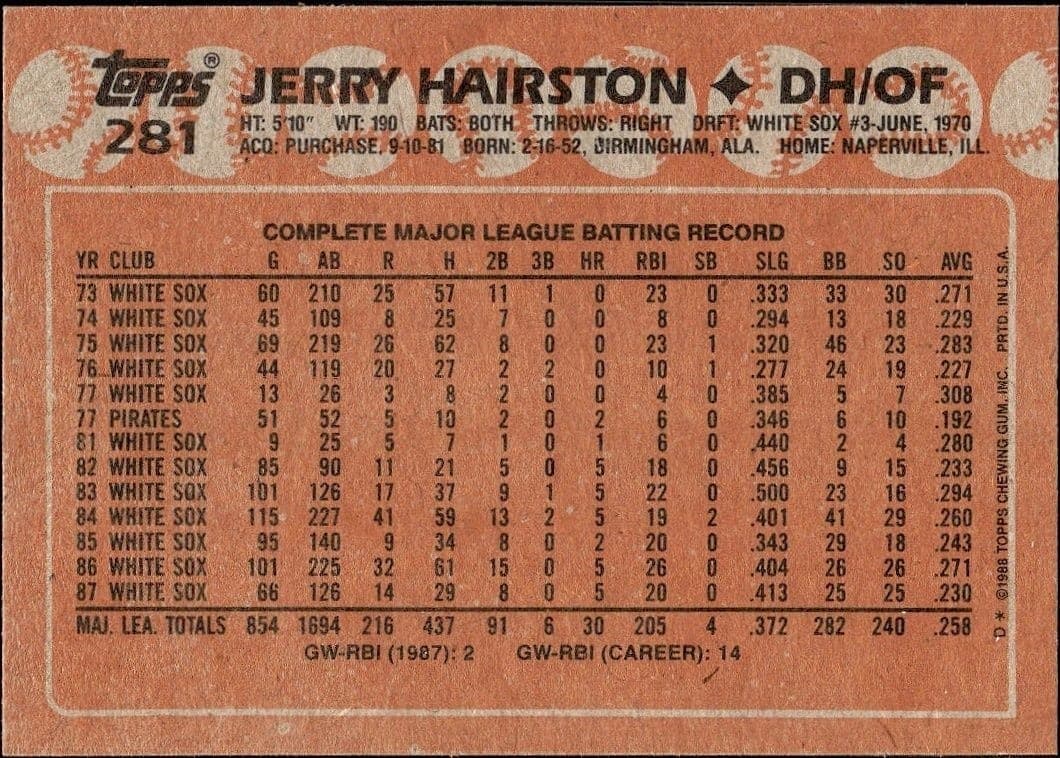 Jerry Hairston - Back