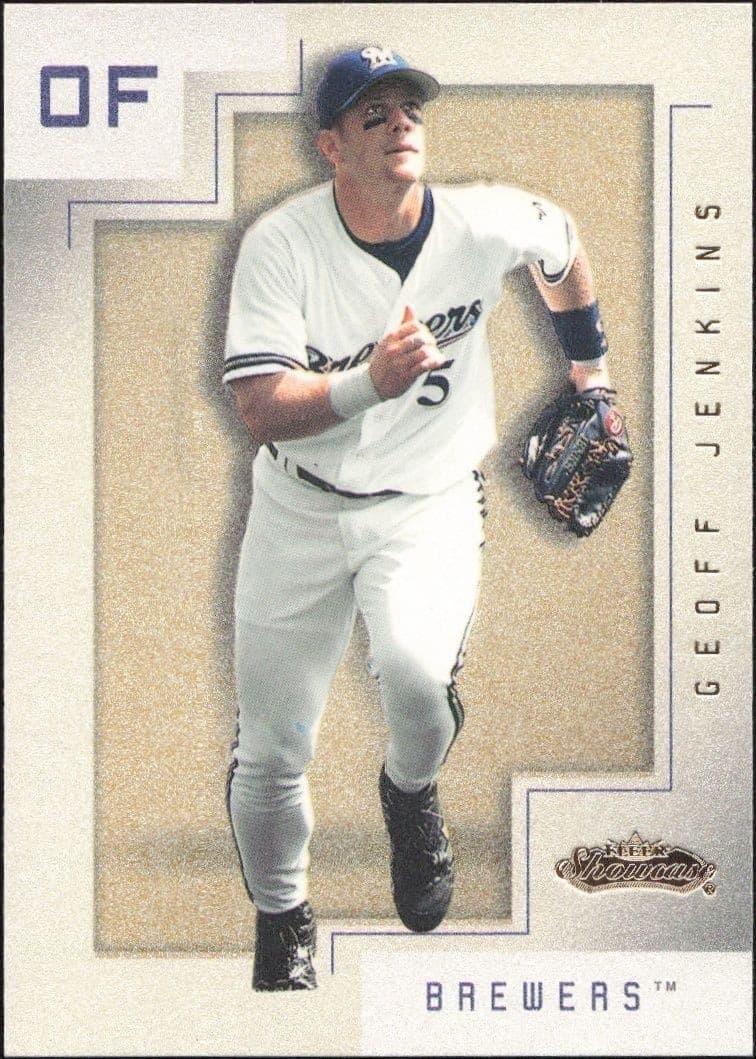 2001 Fleer Showcase Geoff Jenkins #17 trading card