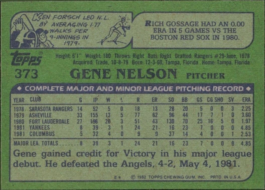 Gene Nelson - Back