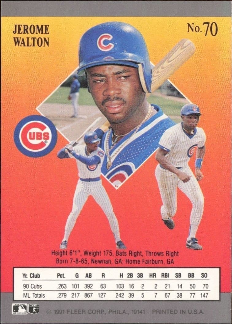 Jerome Walton - Back