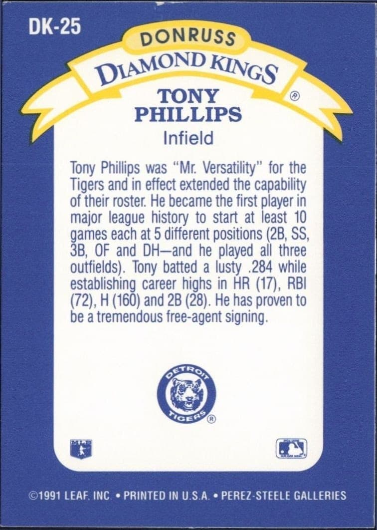 Tony Phillips - Back