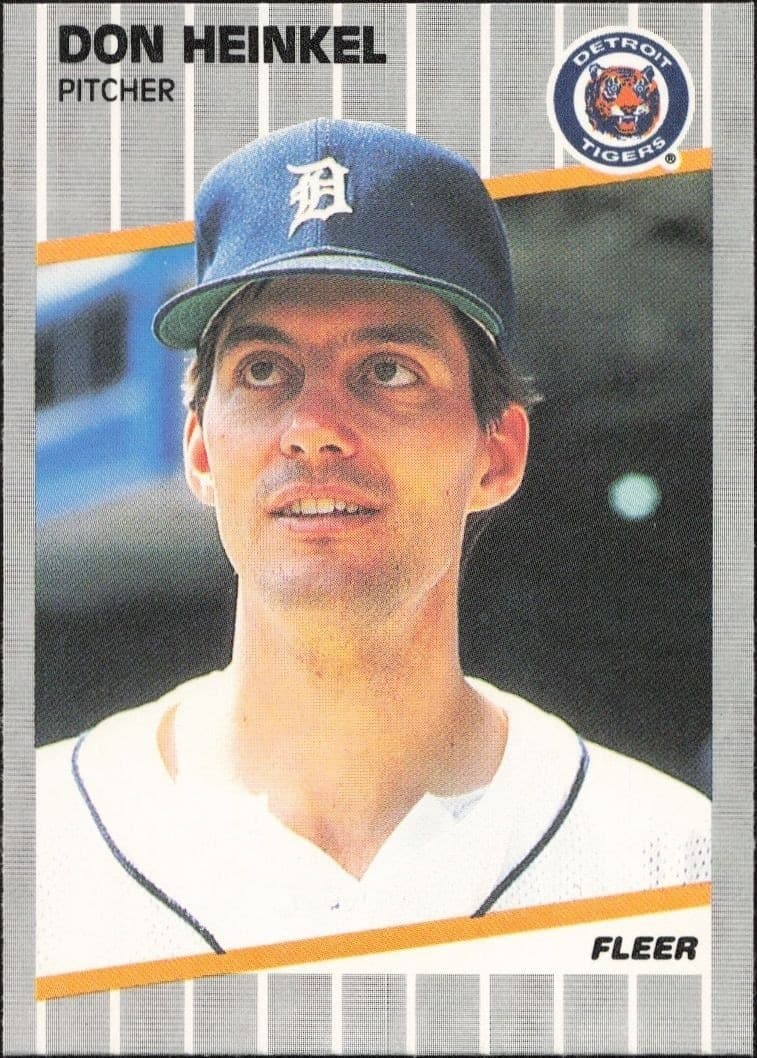 1989 Fleer Don Heinkel #133 trading card