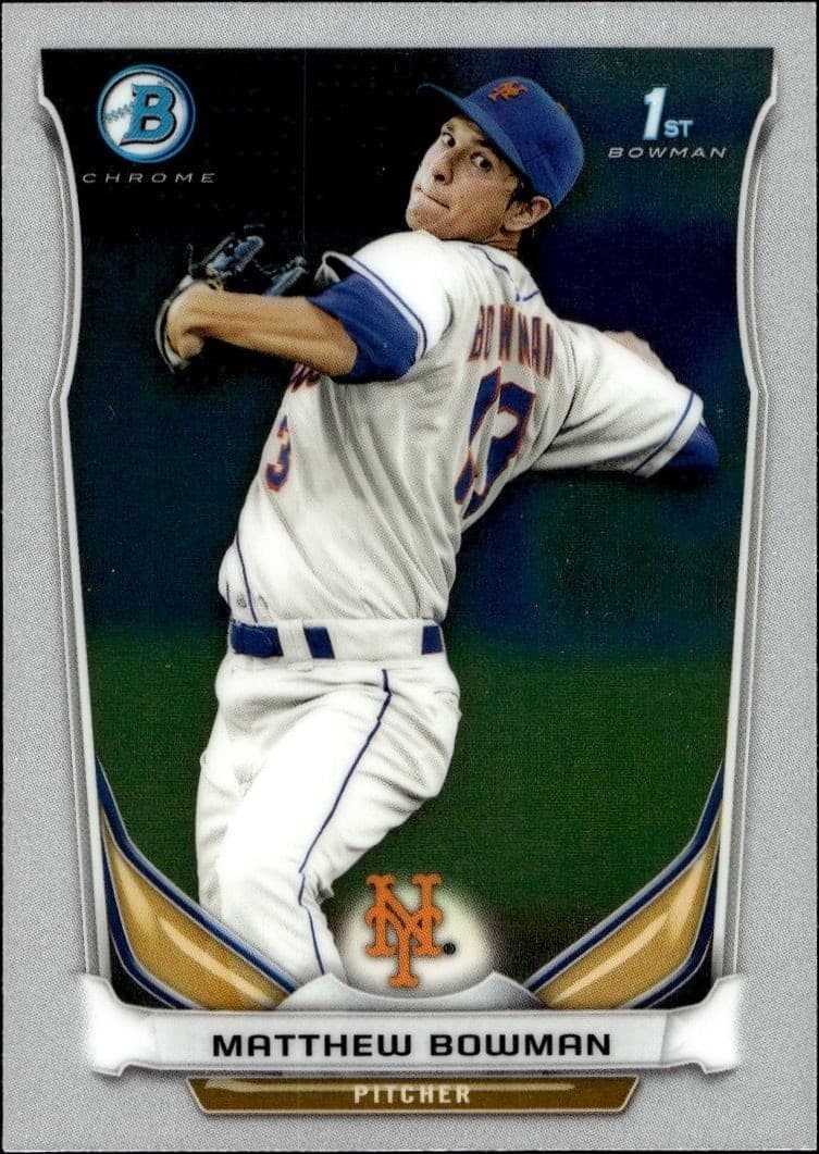 2014 Bowman Chrome Matthew Bowman #BCP72 trading card
