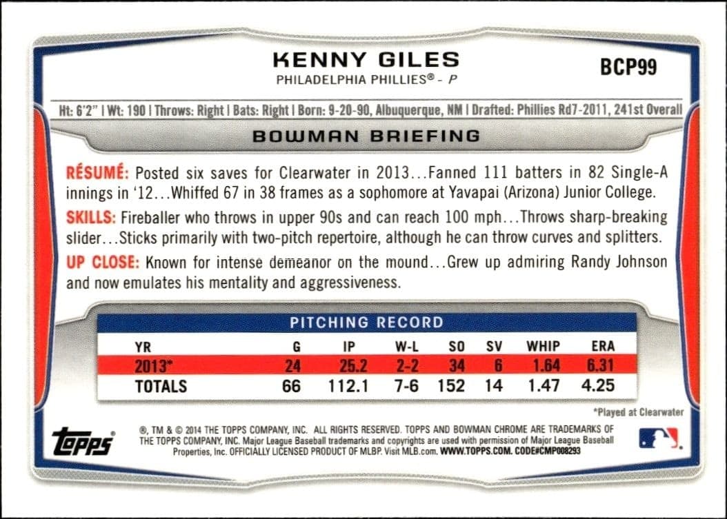 Kenny Giles - Back
