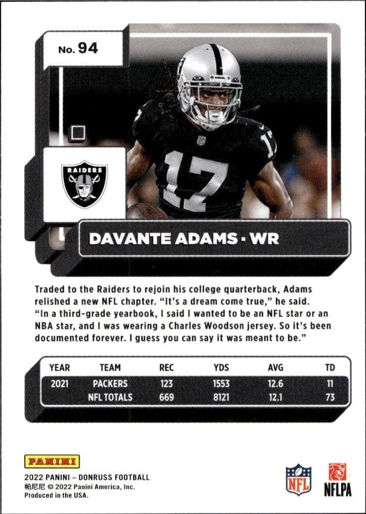 Davante Adams - Back