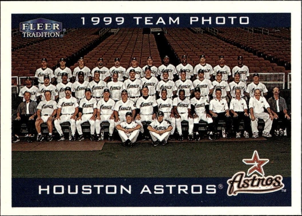 2000 Fleer Tradition Glossy Houston Astros #162 trading card