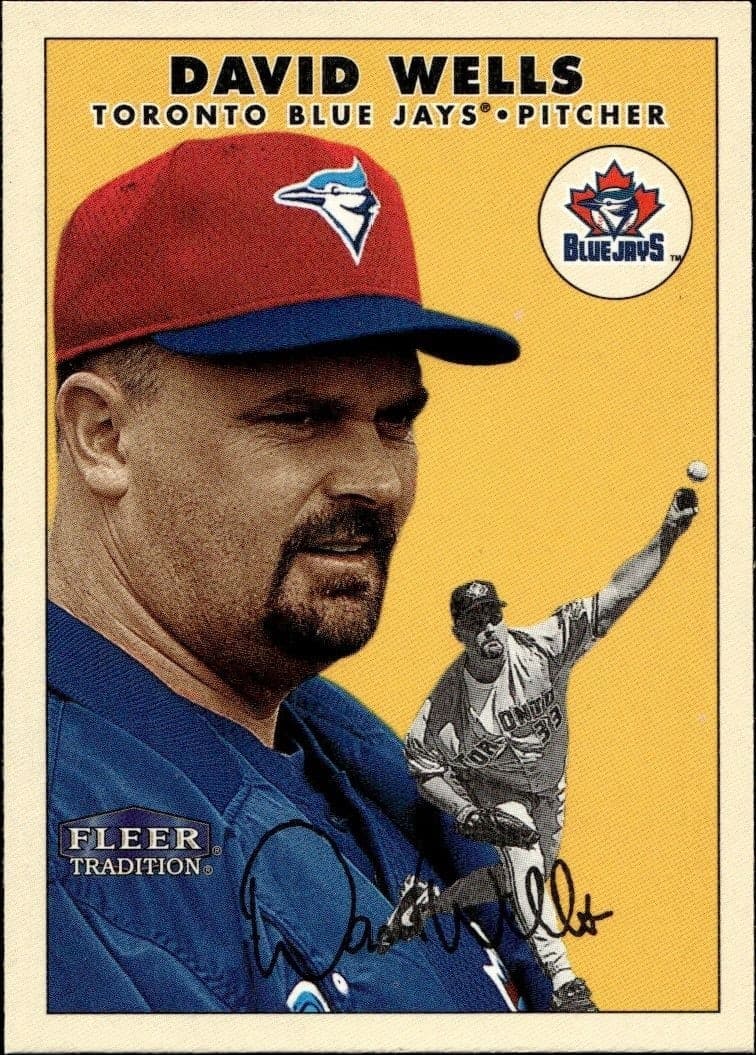 2000 Fleer Tradition Glossy David Wells #229 trading card