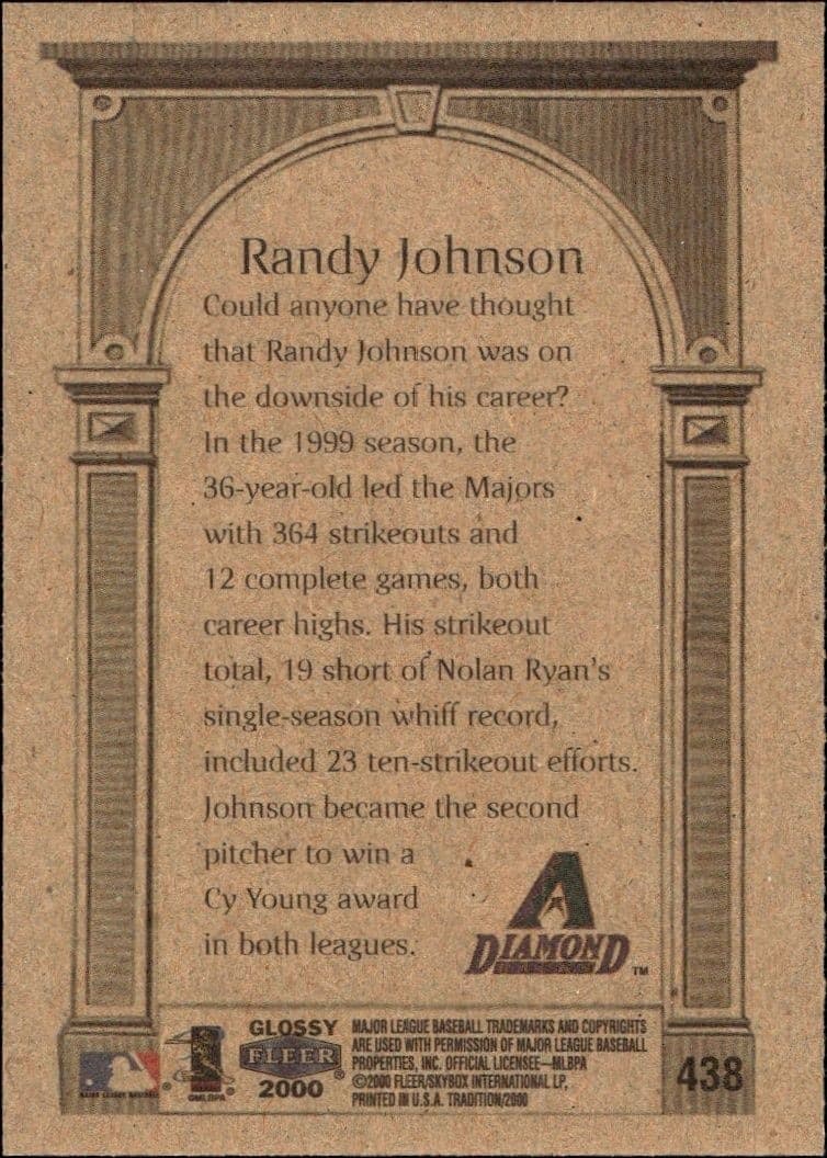 Randy Johnson - Back