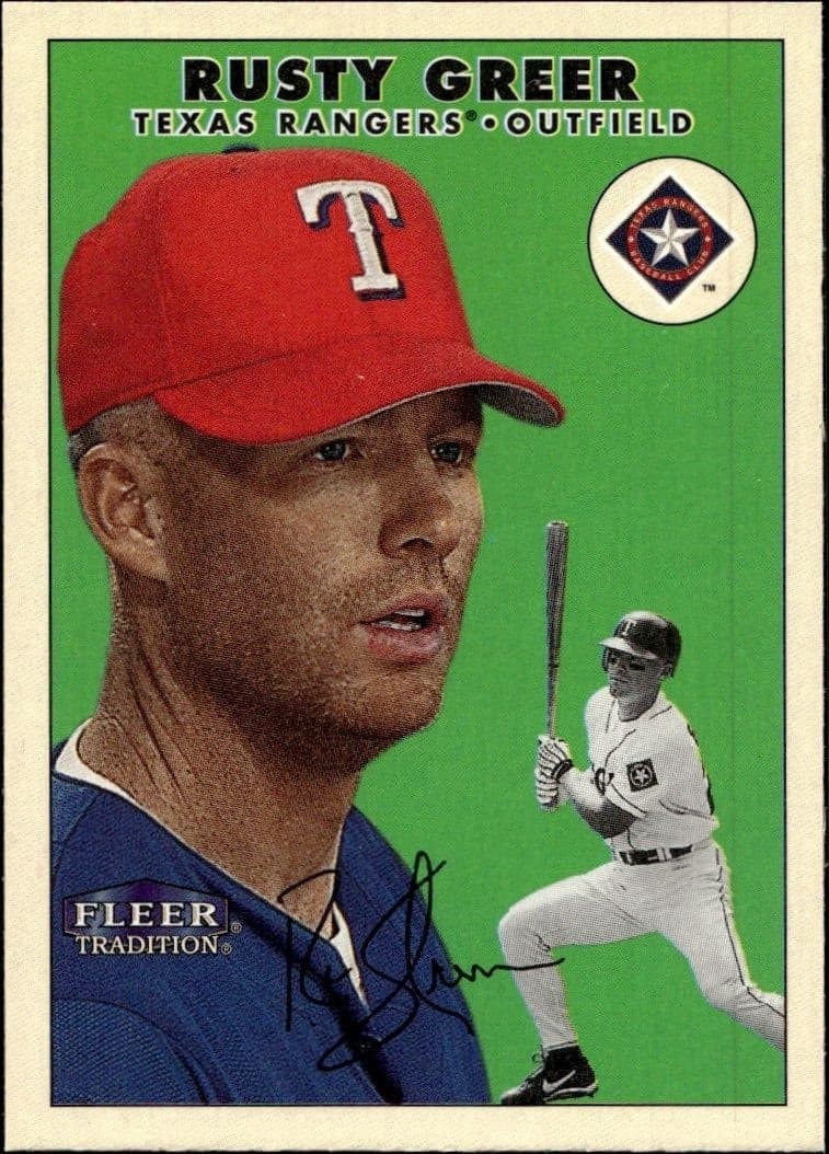 2000 Fleer Tradition Glossy Rusty Greer #367 trading card