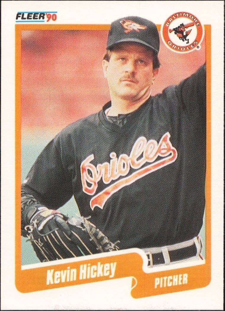 1990 Fleer Kevin Hickey #178 trading card
