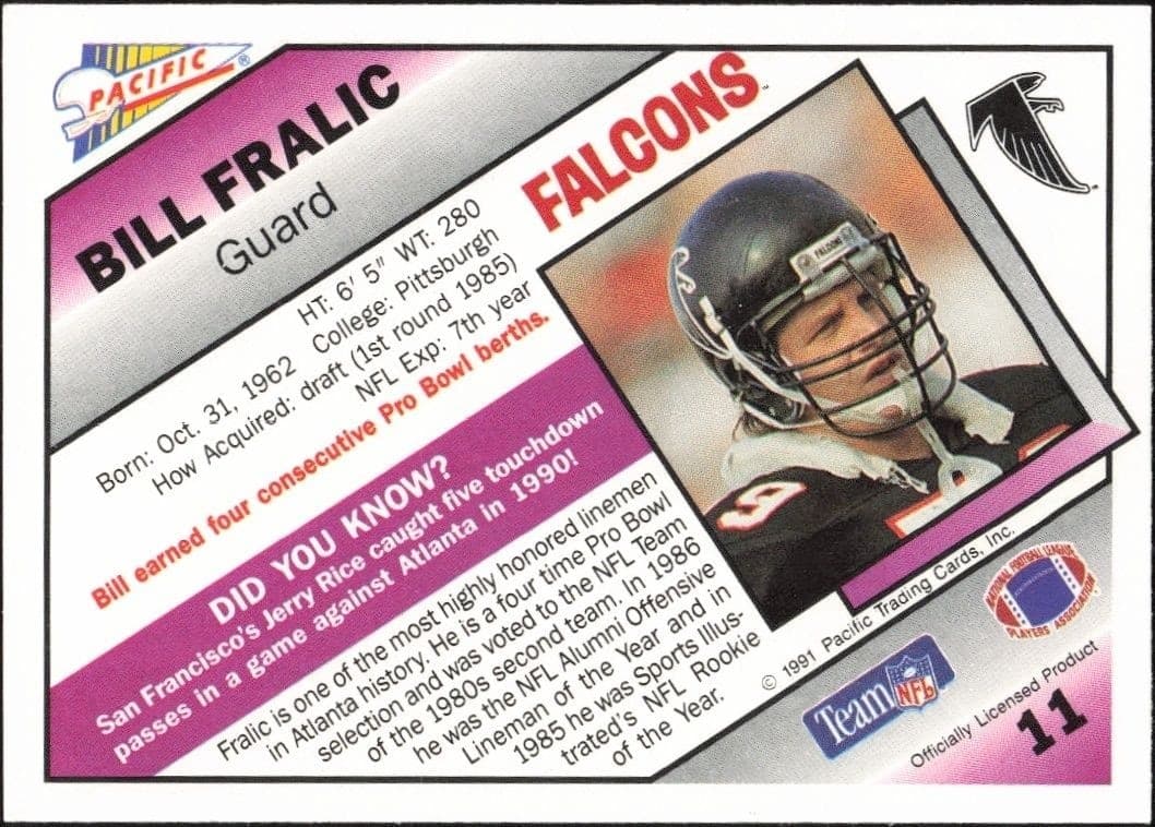 Bill Fralic - Back