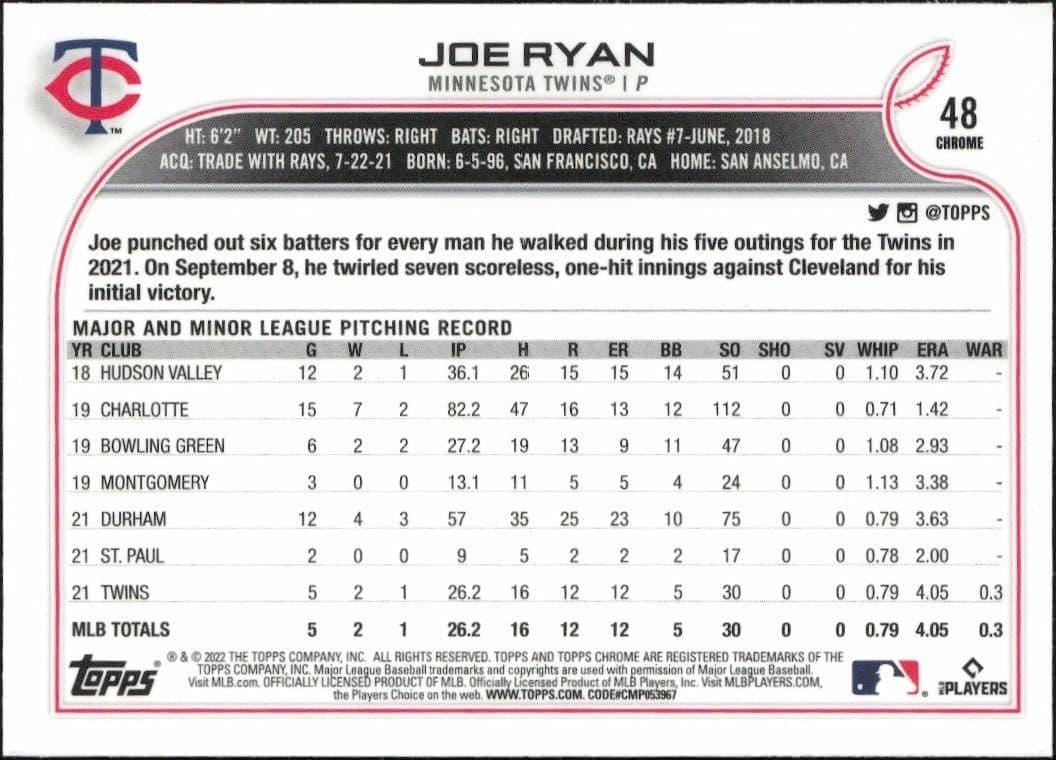 Joe Ryan - Back