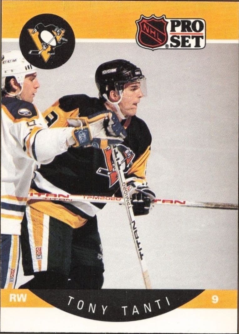1990-91 Pro-Set Tony Tanti #241 trading card