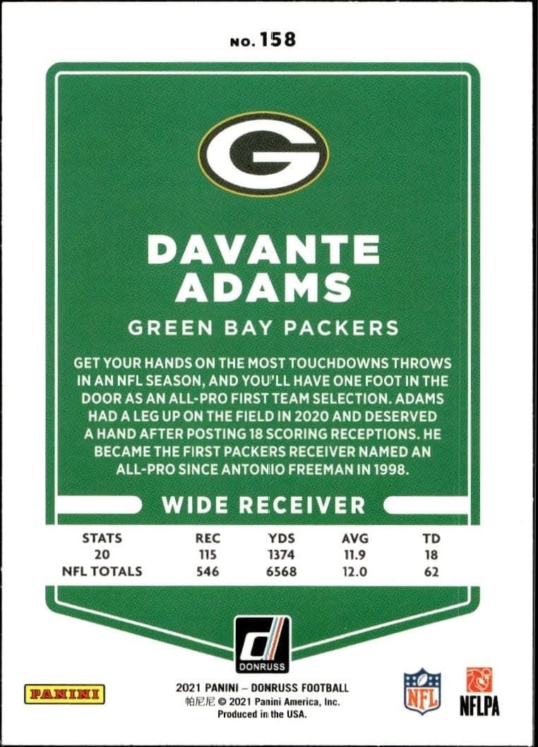 Davante Adams - Back