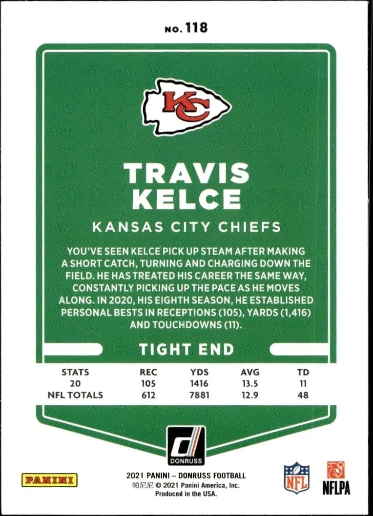 Travis Kelce - Back