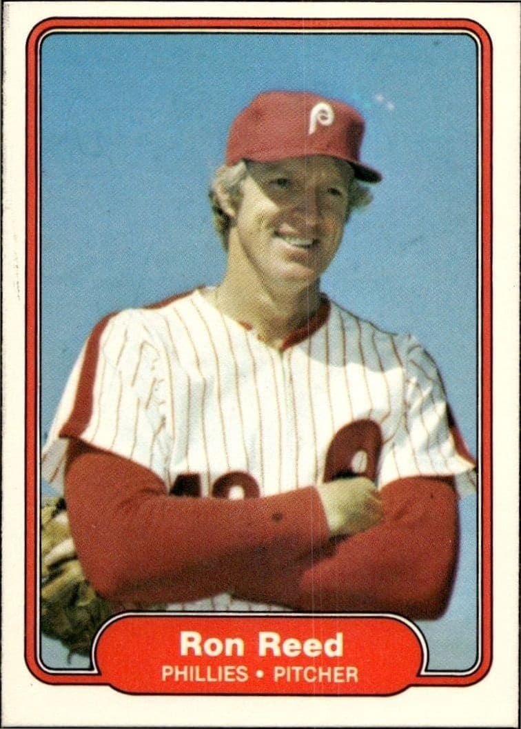 1982 Fleer Ron Reed #255 trading card