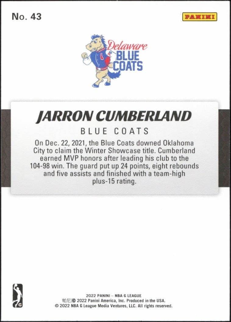Jarron Cumberland - Back