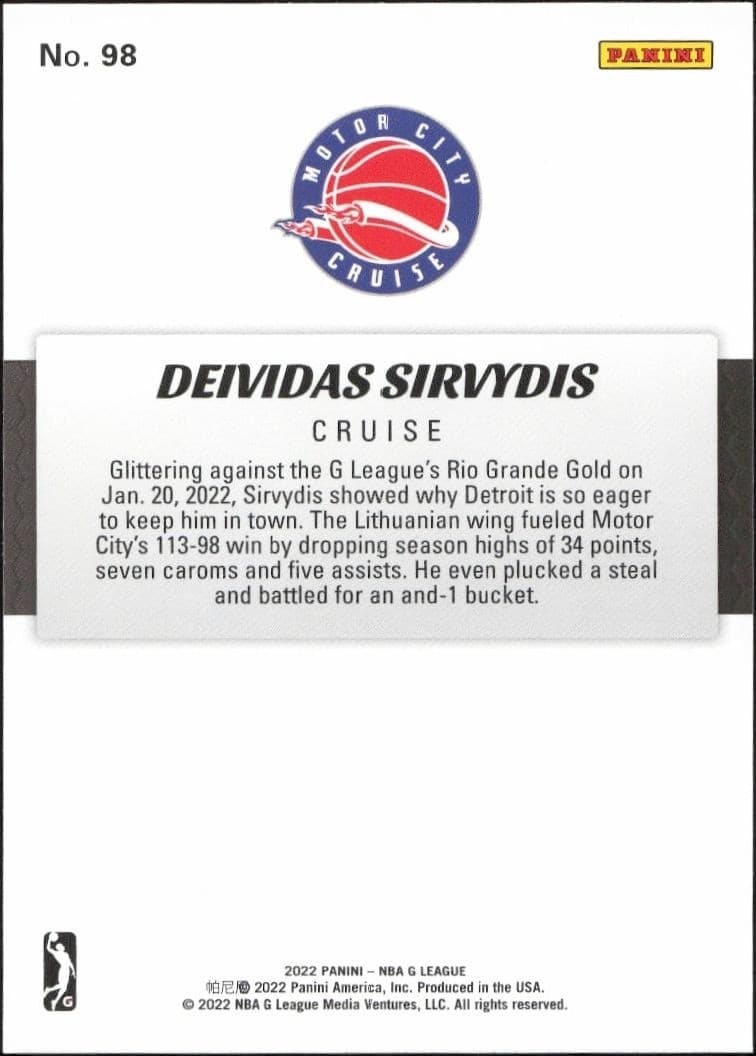 Deividas Sirvydis - Back