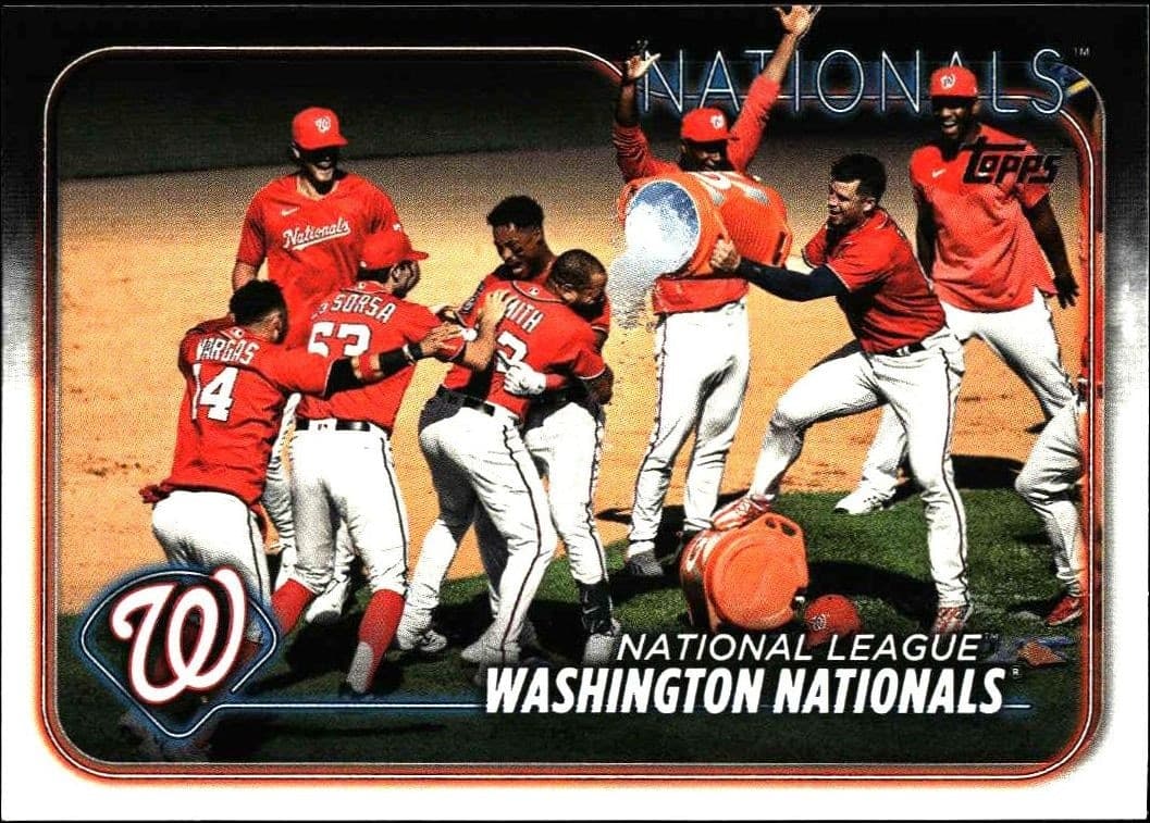 2024 Topps Series 2 Washington Nationals #417 trading card