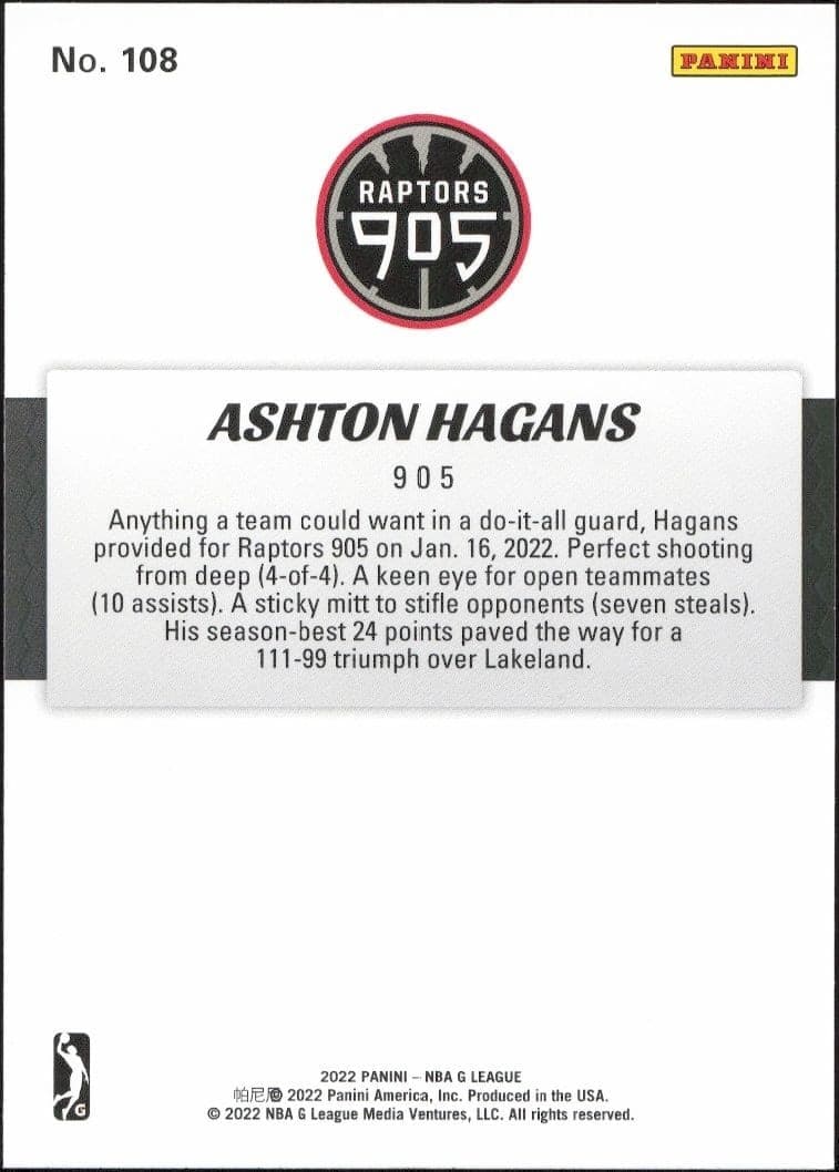 Ashton Hagans - Back