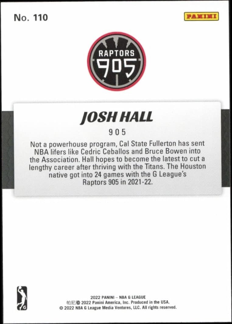 Josh Hall - Back