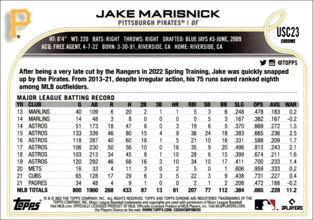 Jake Marisnick - Back