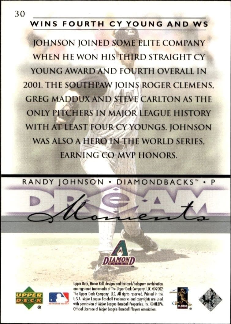 Randy Johnson - Back