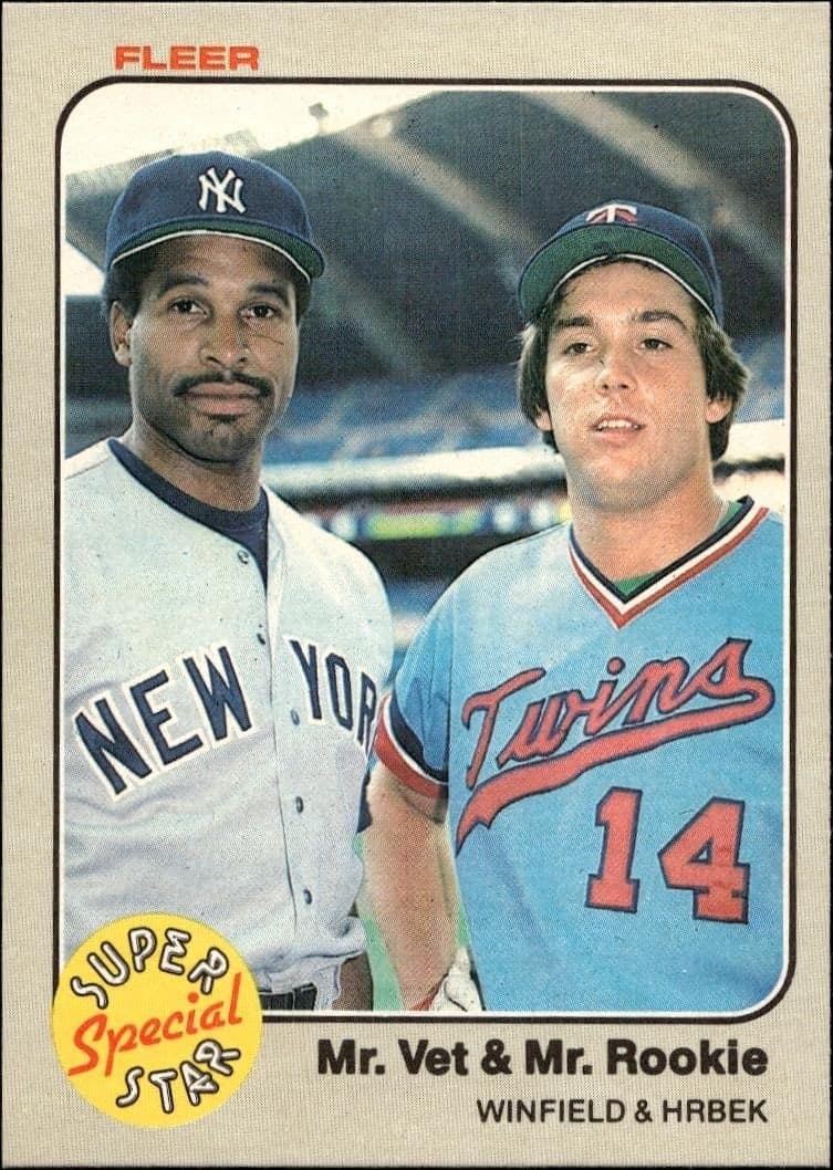 1983 Fleer Dave Winfield #633 trading card