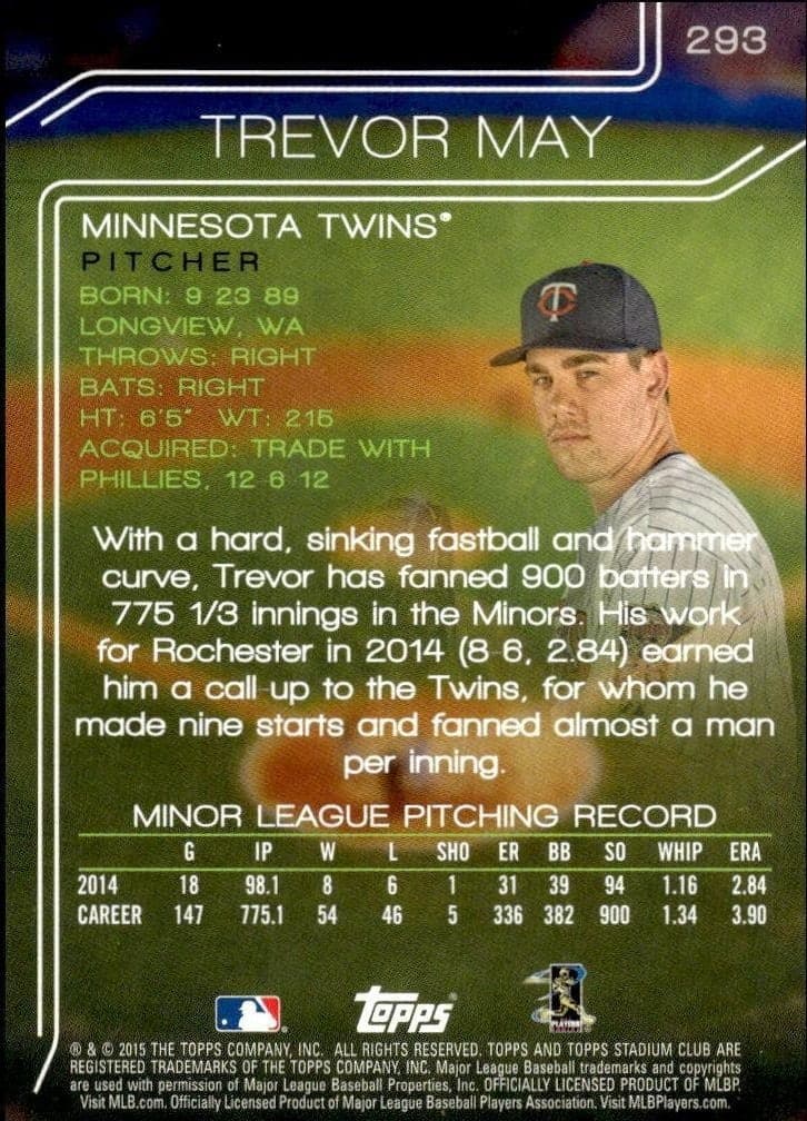 Trevor May - Back