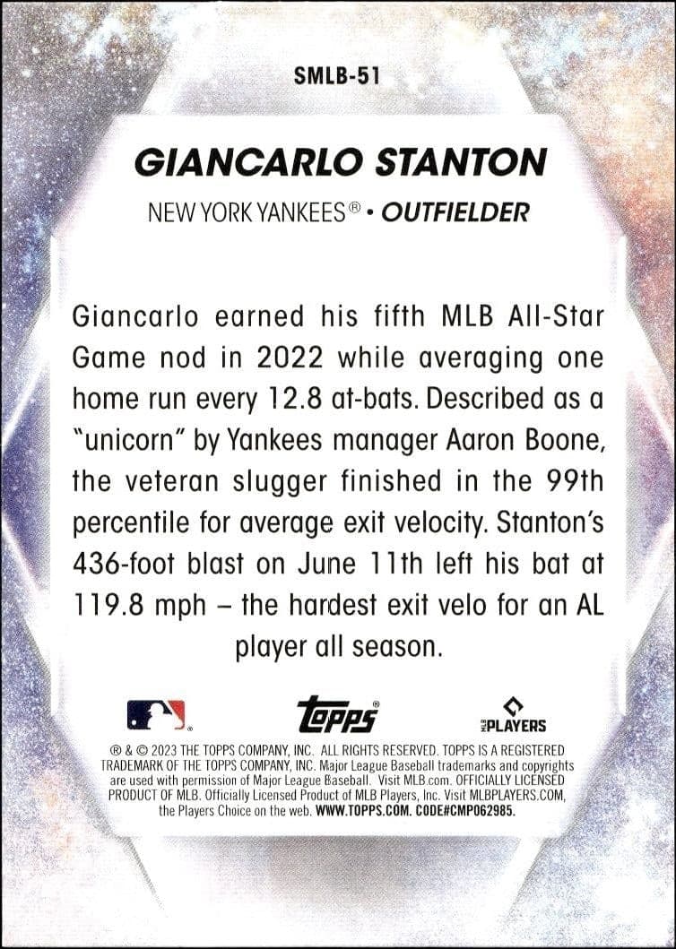 Giancarlo Stanton - Back