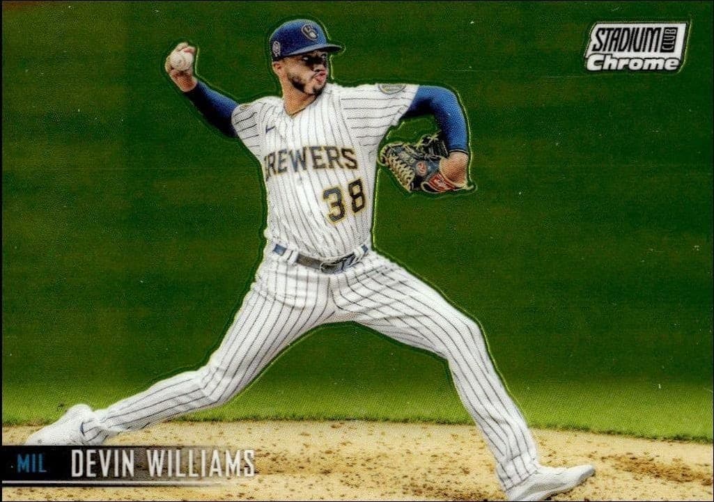 2021 Topps Stadium Club Chrome Devin Williams #179 trading card