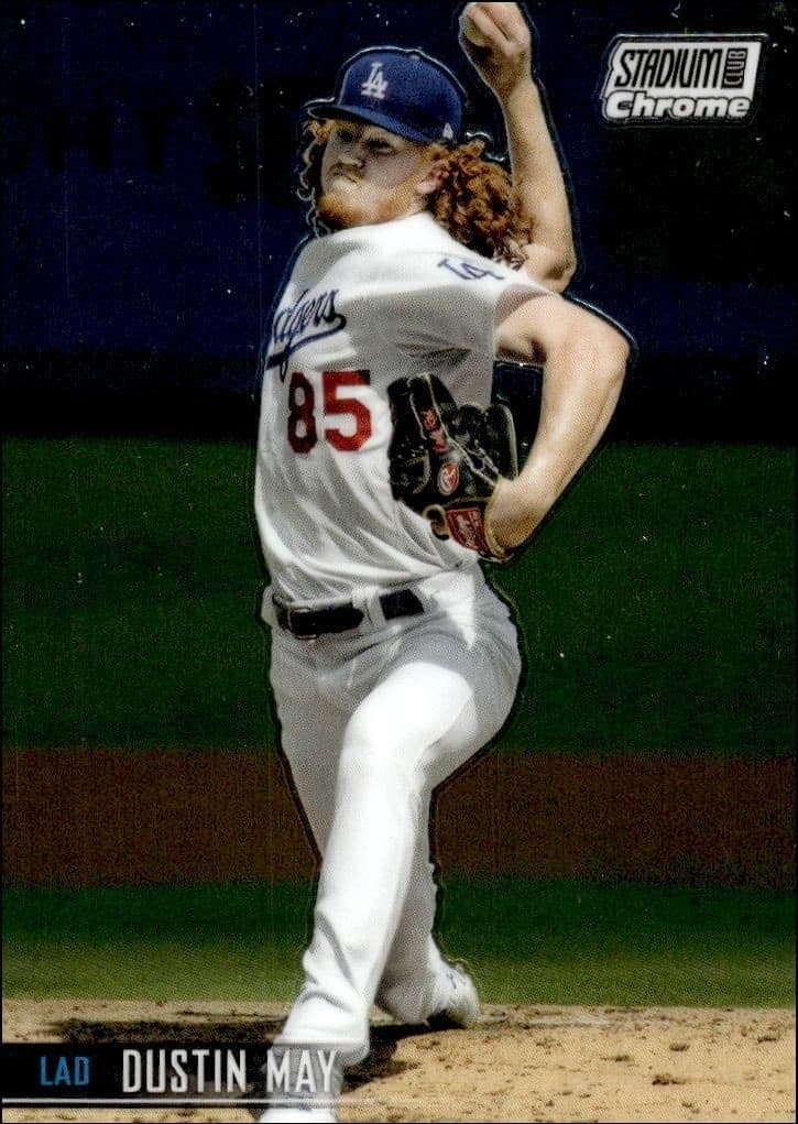 2021 Topps Stadium Club Chrome Dustin May #143 trading card
