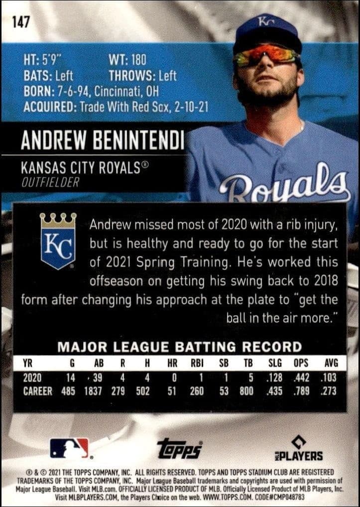Andrew Benintendi - Back