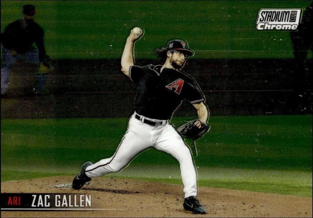 2021 Topps Stadium Club Chrome Zac Gallen #288 trading card