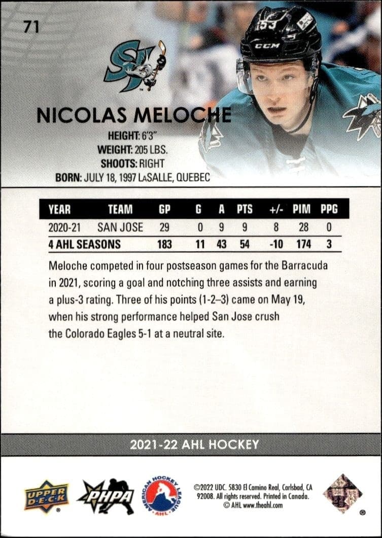 Nicolas Meloche - Back