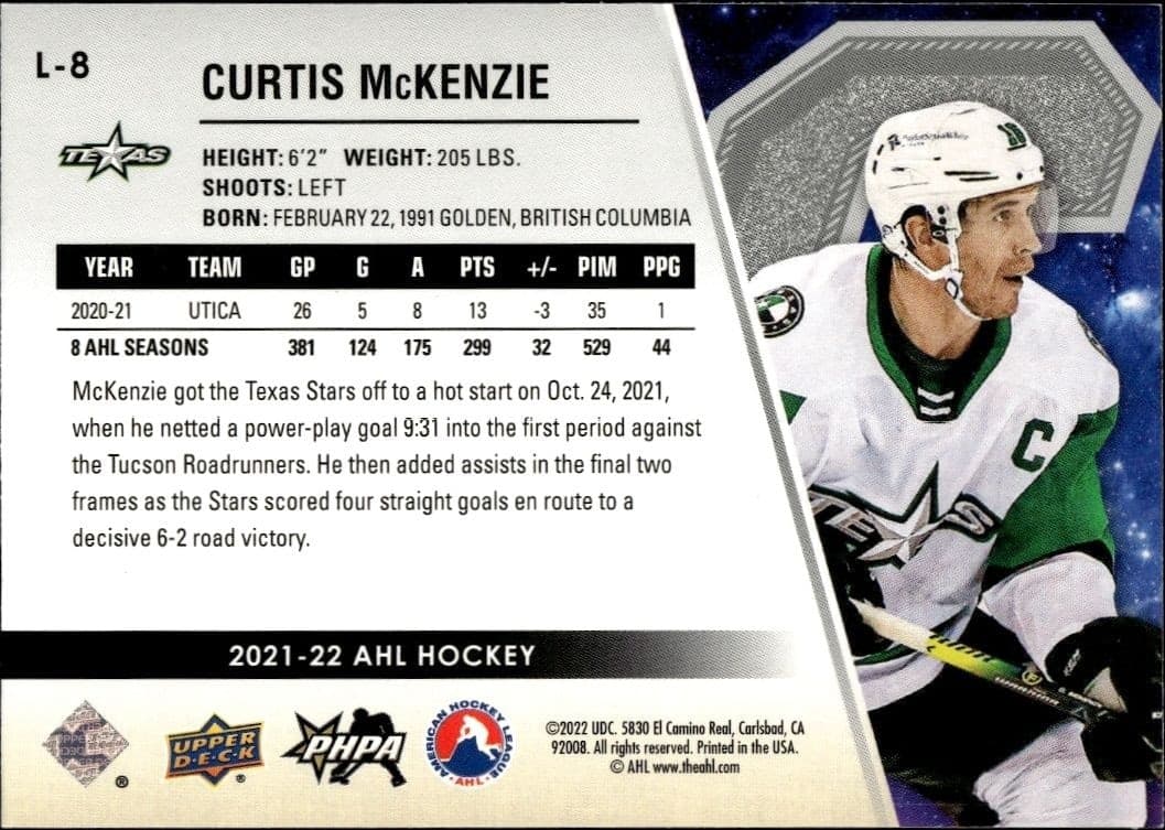 Curtis McKenzie - Back