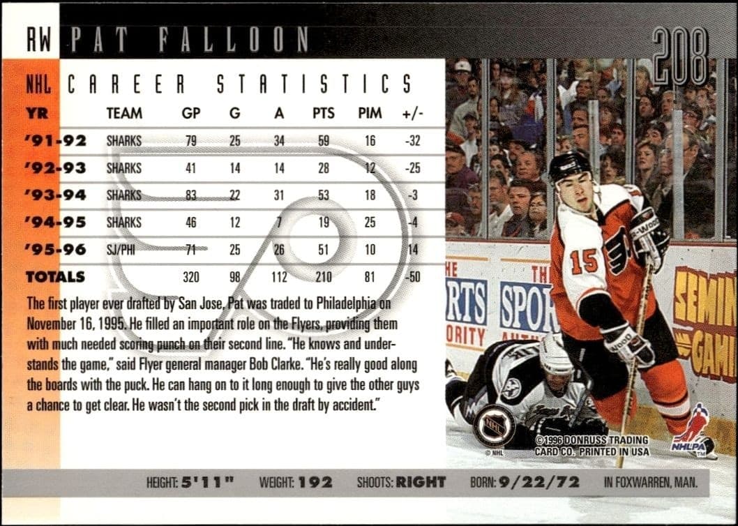 Pat Falloon - Back