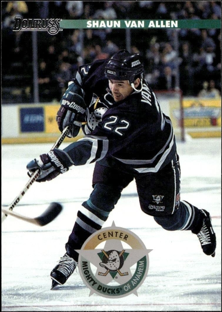 1996-97 Donruss Shaun van Allen #86 trading card