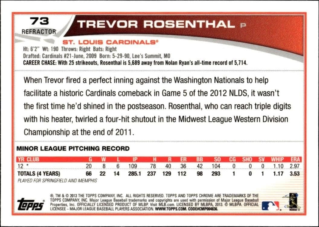 Trevor Rosenthal - Back