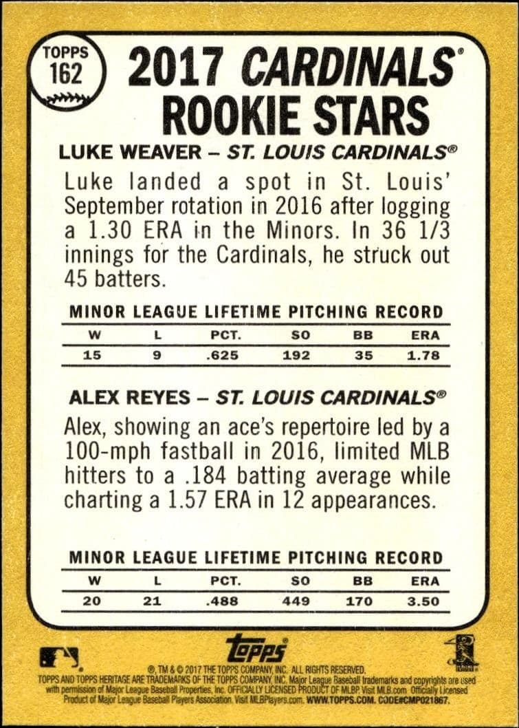 Luke Weaver - Back