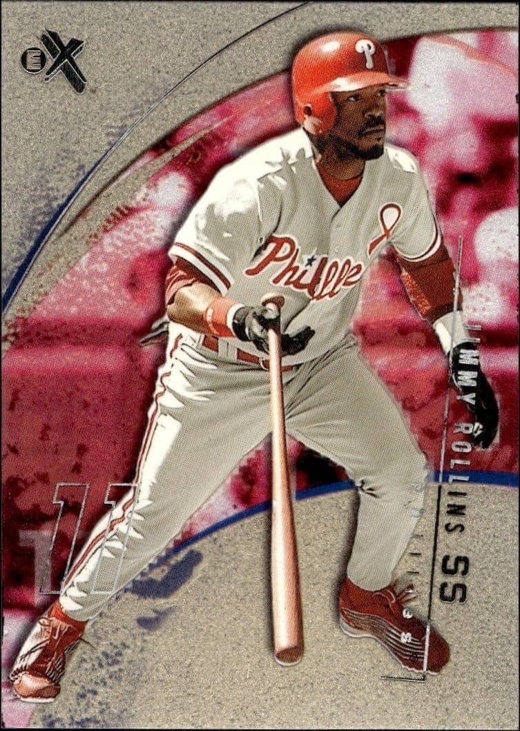 2002 Fleer E-X Jimmy Rollins #94 trading card