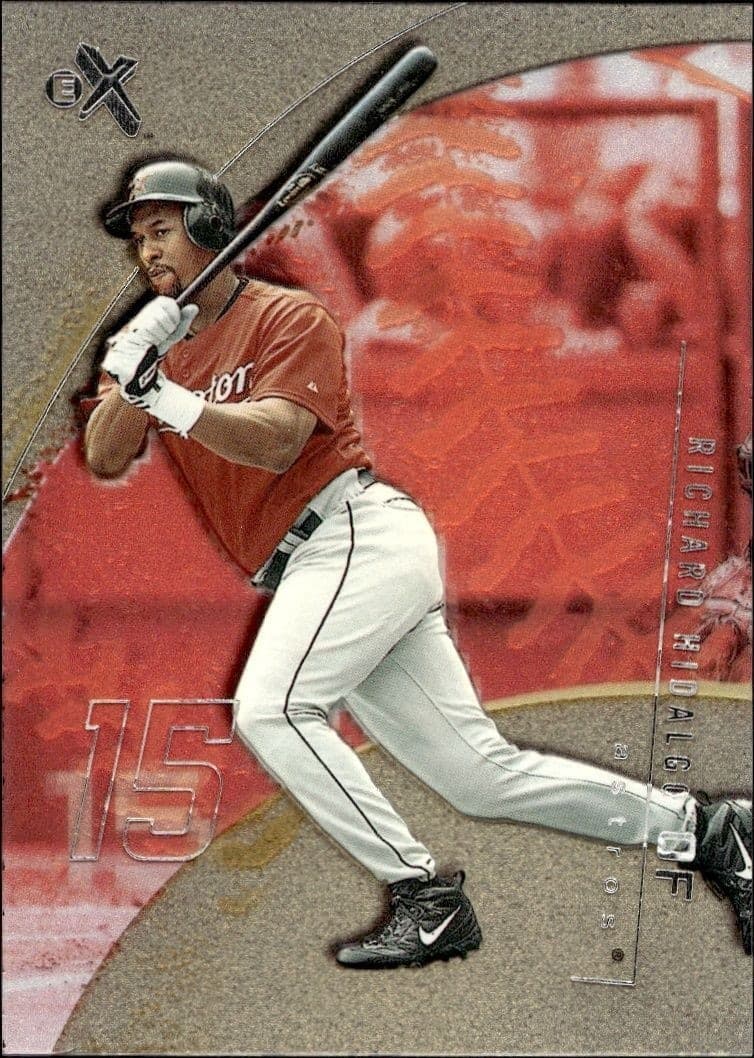 2002 Fleer E-X Richard Hidalgo #16 trading card