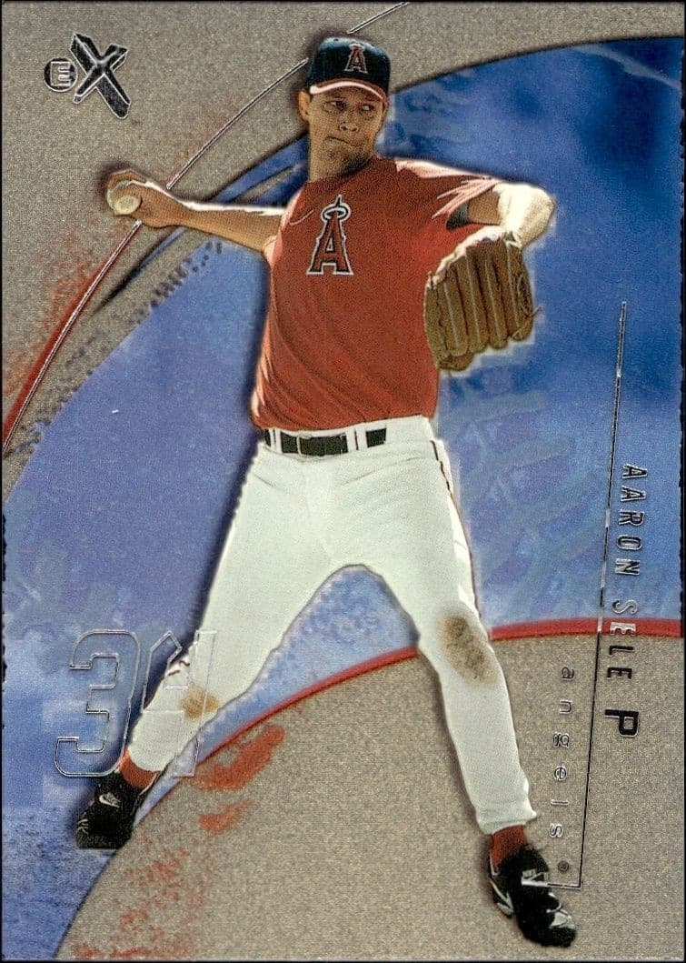 2002 Fleer E-X Aaron Sele #39 trading card
