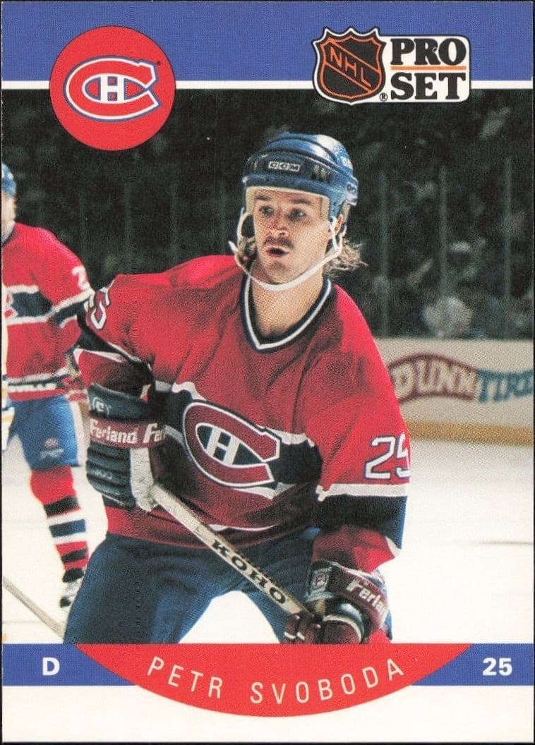 1990-91 Pro-Set NHL Series 1 Petr Svoboda #161 trading card