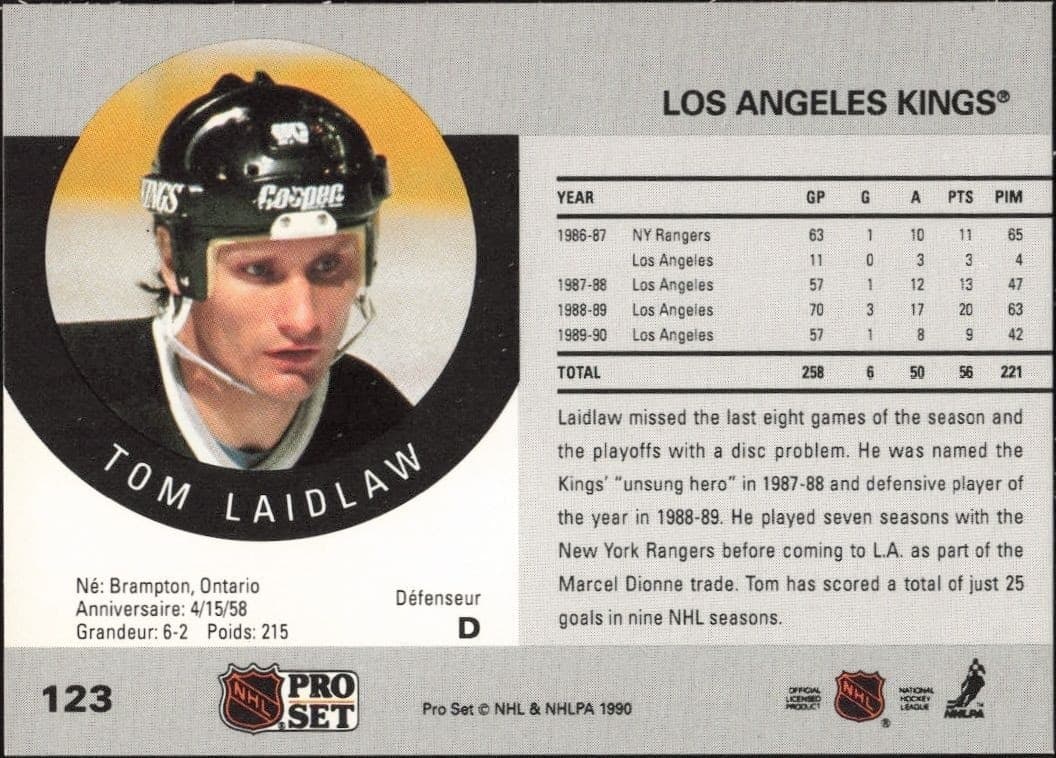 Tom Laidlaw - Back