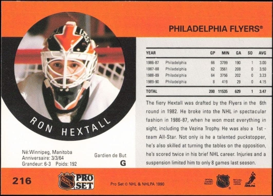 Ron Hextall - Back