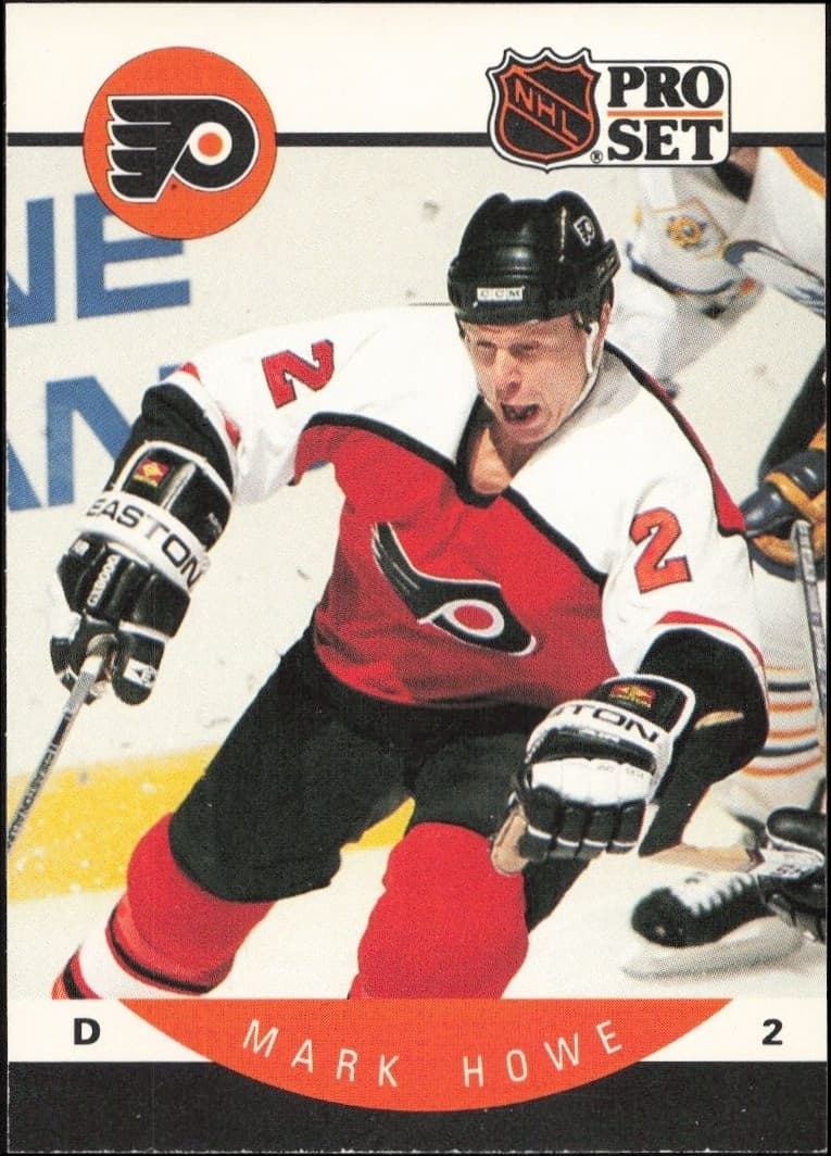 1990-91 Pro-Set NHL Series 1 Mark Howe #217 trading card
