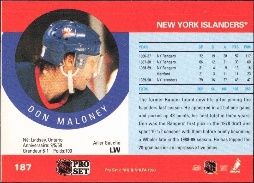 Don Maloney - Back