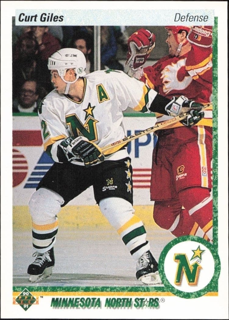 1990-91 Upper-Deck Curt Giles #9 trading card