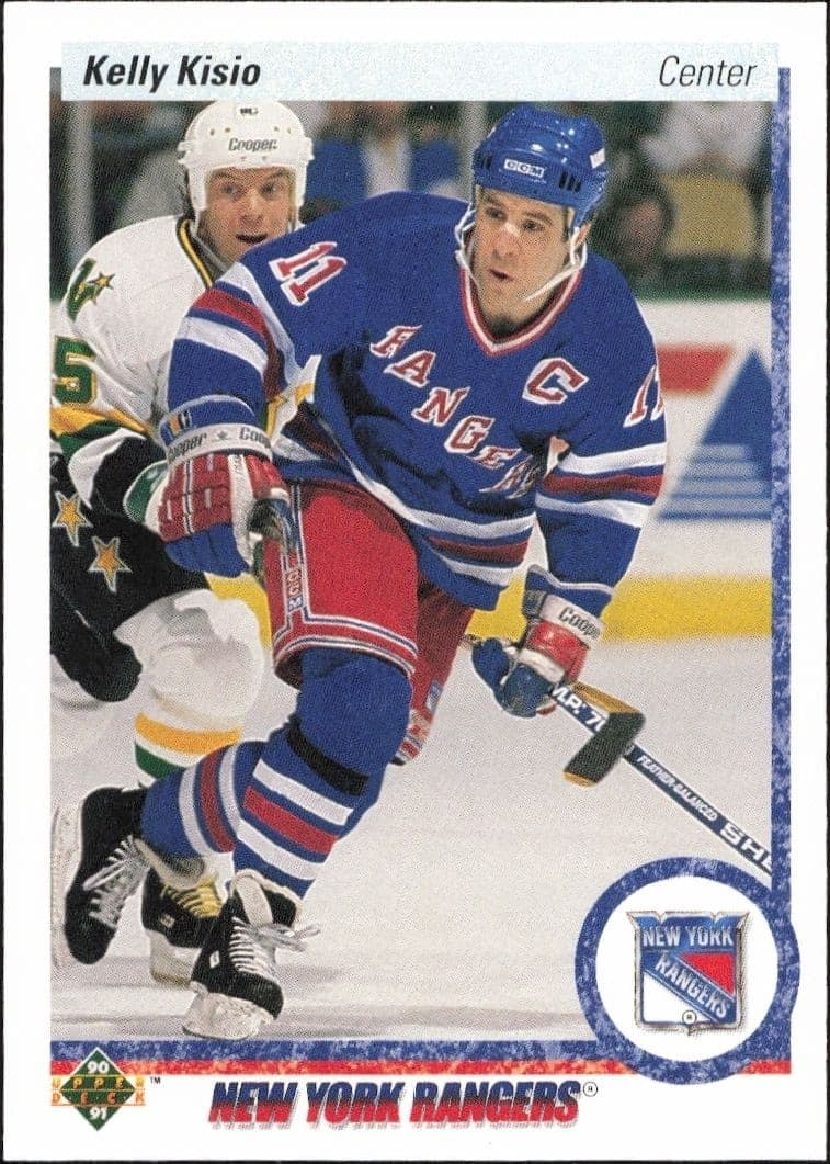 1990-91 Upper-Deck Kelly Kisio #296 trading card
